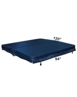 120" x 94" Hot Tub Cover (Long-edge Fold)