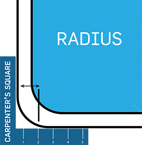 Measuring the radius your hot tub cover