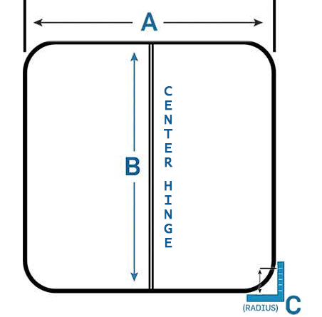measuring a hot tub cover
